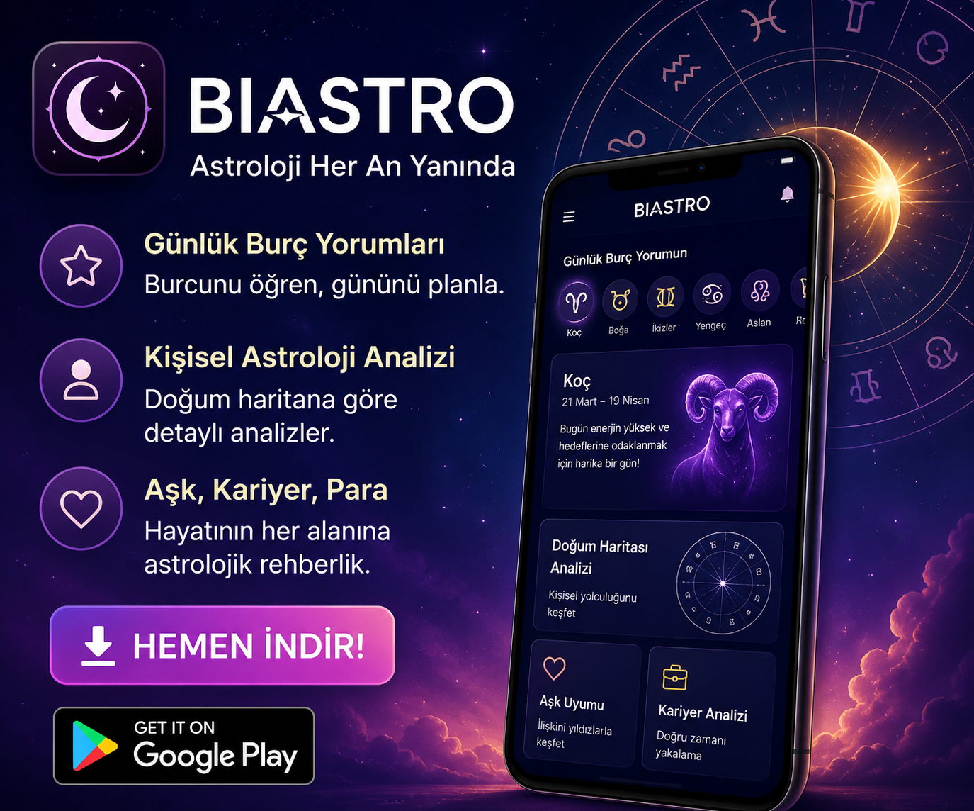 Biastro - Astroloji Uygulaması